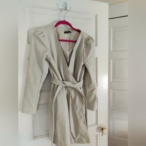 7 for all mankind faux leather dress